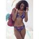 Bügel-Bikini BRUNO BANANI Gr. 36, Cup D, rosa (dunkelrosa, bedruckt) Damen Bikini-Sets Ocean Blue
