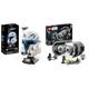 LEGO 75349 Star Wars Captain Rex Helm Set & 75347 Star Wars TIE Bombe Modellbausatz mit Darth Vader Minifigur mit Lichtschwert und Gonk-Droide, baubares Spielzeug mit Starfighter als Geschenk