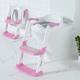 Potty Training Seat for Kids with Step Stool Ladder, Toilet Seat for Toddlers Baby Boys(Pink)