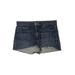 Joe's Jeans Denim Shorts - Mid/Reg Rise: Blue Bottoms - Women's Size 29 - Dark Wash