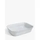 John Lewis Recycled Stoneware Rectangular Oven Dish, White