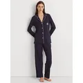 Lauren Ralph Lauren Notch Collar Long Sleeve Pyjamas