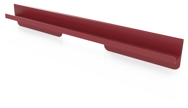 Magnetoplan Ablageschale Ablageleiste für Weißwandtafel Whiteboard Infinity Wall - 8,9x9,6x4,6cm (BxHxT) - Rubinrot Image