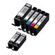 Compatible Multipack Canon PIXMA TS5050 Printer Ink Cartridges (7 Pack) -0331C001