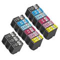 Compatible Multipack Epson Expression Photo XP-8005 Printer Ink Cartridges (15 Pack) -C13T37914010