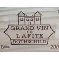 Chateau Lafite Rothschild ~ Wooden Wine Box French, Genuine