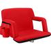 Arlmont & Co. Flossmoor Reclining Stadium Seat | 17 H x 25 W x 14 D in | Wayfair 6DD12B6A1BF34789BDA1E5B8EB7BD6C8