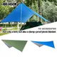 Auvent pare-soleil imperméable voile d'ombrage pour jardin extérieur plage camping piscine