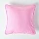 Housse de coussin Uni Rose, 30 x 30 cm - Rose - Homescapes