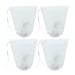 100pcs Disposable Paper Tea Bags Drawstring Tea Filter Bags for Loose Leaf Tea and Coffee (White)