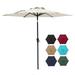 COBANA 7.5â€™ Patio Umbrella Outdoor Table Market Umbrella for Garden Cream White