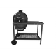 Rodeo Deluxe Steel Kamado Charcoal Grill- W/Prep Cart - Brand-Man Grills