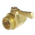 Tinksky Pipe Copper Connector Watering Pipe Fittings 3/4-Inch Brass Hose Connector Cut-off Prcatical Watering Device for
