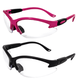 Birdz Eyewear Flamingo Safety Glasses for Nurses Dental Assistant Glasses Shooting Sunglasses for Women Ladies Men 2 Pairs Black & Hot Pink Frames w/Clear Lenses
