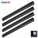 LEONLITE 4 Pack 4FT LED Linear Light Premium Anti Glare Narrow Beam Angle Architectural Suspended Lighting Fixture 0-10V Dimmable 4000K Cool White