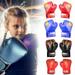 Kids Boxing Gloves Cartoon PU Leather Sparring Grappling Punch Training Boxing Gloves 3oz Breathable and Lightweight Children Boxing Gloves with Adjustable Sticky Wrist Strap Fit 3 to 12 YR