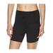 Reebok Womens Fitted Highrise Athletic Compression Shorts Black X-Small