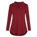 Maternity Crop Tops Women Maternity Long Sleeve Solid Color Nursing Tops Blouse For Breastfeeding Maternity Blouses for Women