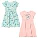 Bluey Bingo Dad Toddler Girls 2 Pack Skater Dresses Toddler to Big Kid