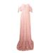 Baycosin Maternity Photoshoot Dress Women s Lace Trailing Short Sleeved Off Shoulder Photography Maxi Dresses