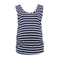 Breastfeeding Apparel Summer Casual Casual Striped Lactation T Shirt Maternity Clothes Maternity T Shirt Casual Short Sleeve Collar Basic Care Shirt Top Maternity Blouses for Women for Work