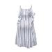 Womens Dresses for Winter Striped Sling Maternity Care Lactation Dress Maternity Summer Dress Pregnancy Tights