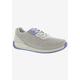 Wide Width Women's Terrain Sneaker by Drew in Grey Purple Mesh (Size 7 1/2 W)