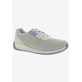 Wide Width Women's Terrain Sneaker by Drew in Grey Purple Mesh (Size 12 W)