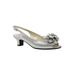 Women's Leonelle Sling by J. Renee® in Silver (Size 11 M)