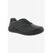 Wide Width Women's Tour Sneaker by Drew in Black Leather (Size 6 W)
