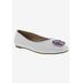 Women's Sybil Flat by Bellini in White Smooth (Size 13 M)