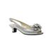 Women's Leonelle Sling by J. Renee® in Silver (Size 7 M)