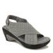 Women's Alyssa Sandal by JBU in Grey Shimmer (Size 10 M)