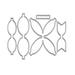 Metal Die Cuts Bow Tie Metal Die Cuts Cute Cutout Template with Loop for Scrapbook Embossing Making Decorative Card M4D6