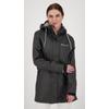 Regenjacke DEPROC ACTIVE "Friesennerz NEW ELLESMERE", Damen, Gr. 40 (M), grau (anthrazit), Obermaterial: 100% Polyurethan;Futter: 100% Polyester, casual, figurumspielend, Langarm gerader Abschluss mit Druckknopf, Jacken, auch in Großen Größen...