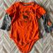 Carhartt One Pieces | Carhartt Outdoors Baby Camo Long Sleeve Bodysuit Onsie | 18m | Color: Orange | Size: 12-18mb