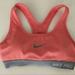 Nike Intimates & Sleepwear | Nike Pro Dri Fit Racerback Sports Bra Xs | Color: Gray/Pink | Size: Xs
