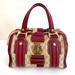 Gucci Bags | Gucci Boston Bag Aviatrix Medium - Gg Canvas & Burgundy Leather | Color: Brown/Red | Size: Os