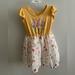 Disney Dresses | Disney Junior Minnie Mouse Toddler Dress 3t | Color: Gold/White | Size: 3tg