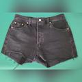 Levi's Shorts | Levi's 501 Orginal Denim Jean Shorts | Color: Black | Size: 29