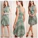 Anthropologie Dresses | Anthropologie Moulinette Soeurs Green & White Sleeveless Dress | Color: Green/White | Size: M