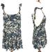 Free People Dresses | Free People Dear You Minidress Blue Low Back | Color: Blue/Green | Size: M