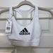 Adidas Intimates & Sleepwear | Adidas Don't Rest Alphaskin Medium Support Bra Women’s Xs White Nwt | Color: Black/White | Size: Xs