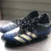 Adidas Shoes | Adidas Predator Freak.4 Fxg Soccer Fy0631 Men’s Blue White Cleats Flexible Sz. 9 | Color: Blue/White | Size: 9