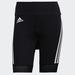 Adidas Shorts | Adidas Women’s The Short Cycling Padded Shorts In Black And White Size Large | Color: Black/White | Size: L