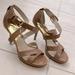 Michael Kors Shoes | Michael Kors - Nude Strap Platform Heels | Color: Cream/Tan | Size: 7.5