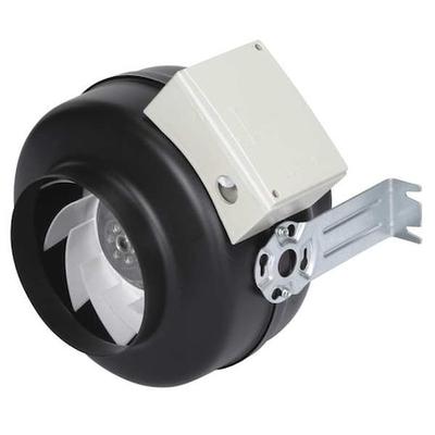 DAYTON 23234 Inline Centrifugal Duct Fan,10" L,9" W