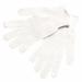 MCR SAFETY 9500L Regular Weight Cotton Poly White,L,PK12