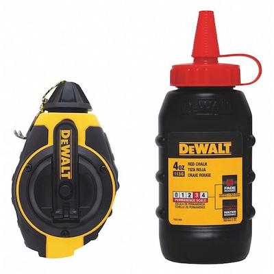 DEWALT DWHT47374L Chalk Line Reel,Red,Ergonomic,Ratio 3:1