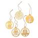 Novica Handmade Holiday Dreams Handcrafted Ornaments (Set Of 5)